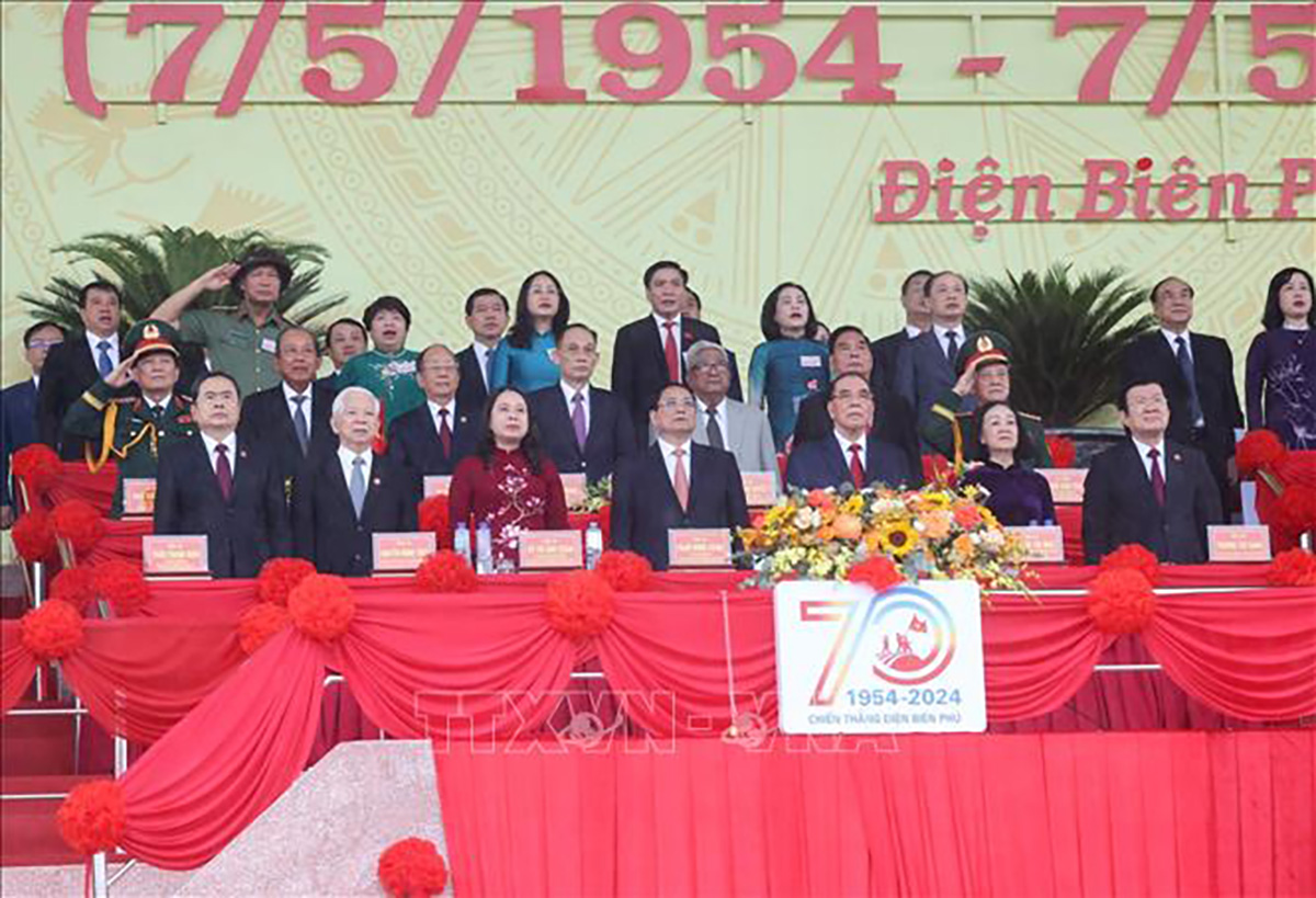 Tổ chức trọng thể Lễ diễu binh, diễu hành kỷ niệm 70 năm Chiến thắng Điện Biên Phủ -0