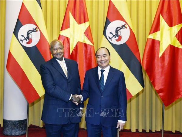 Vietnamese, Ugandan Presidents hold talks -0