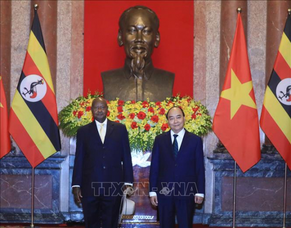 Vietnamese, Ugandan Presidents hold talks -0