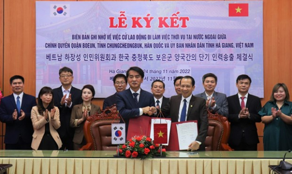 Ha Giang province, RoK’s Beoun county cooperate in labour export -0