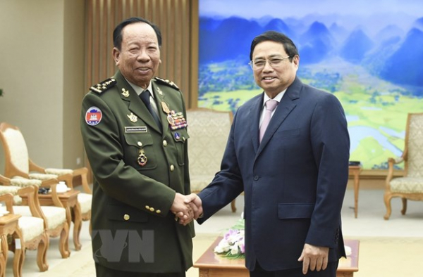 PM hosts Cambodia's Deputy PM, Defence Minister -0
