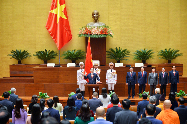 National Assembly elects Vo Van Thuong as State President -0