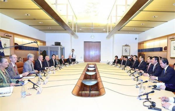 Vietnamese, Australian Prime Ministers hold talks -0