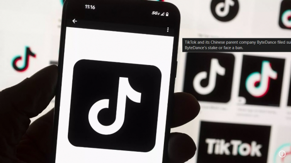 TikTok sues the US in a bid to block a new law that could ban the popular app
 -0