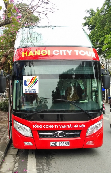 Hà Nội: Miễn phí vé trải nghiệm Xe buýt 2 tầng cho đại biểu tham dự SEA Games 31 -0