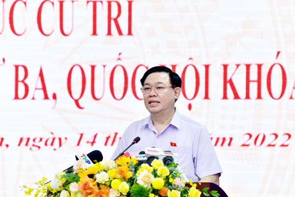 Chủ tịch Quốc hội Vương Đình Huệ: Kiểm soát quyền lực, chống lợi ích nhóm ngay từ soạn thảo luật -0