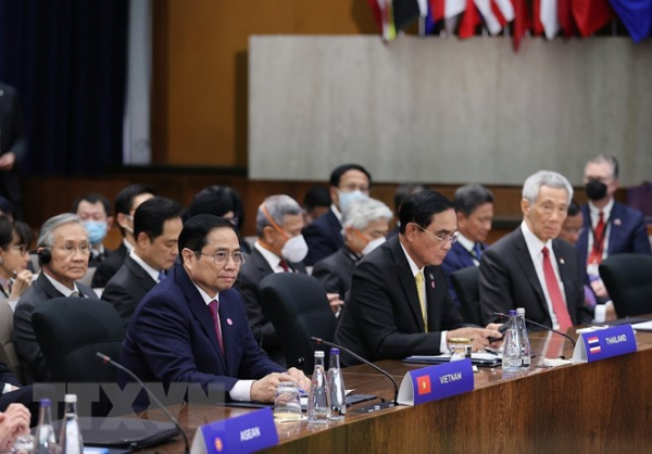 Thủ tướng Phạm Minh Chính dự các phiên họp Hội nghị Cấp cao đặc biệt ASEAN-Hoa Kỳ -0