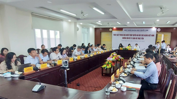Hội thảo khoa học quốc gia về chủ đề: Pháp luật trong nhà nước pháp quyền xã hội chủ nghĩa Việt Nam -0