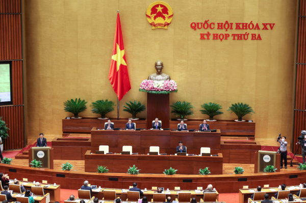 Khai mạc Kỳ họp thứ Ba, Quốc hội Khóa XV - Ảnh: Quang Khánh