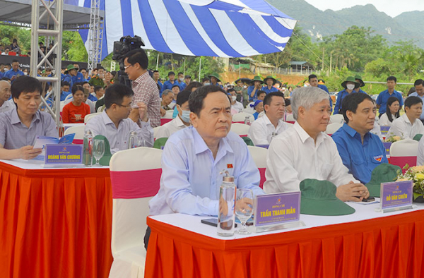 Phó Chủ tịch Thường trực Quốc hội Trần Thanh Mẫn dự lễ ra quân Chiến dịch Thanh niên tình nguyện hè 2022 -0