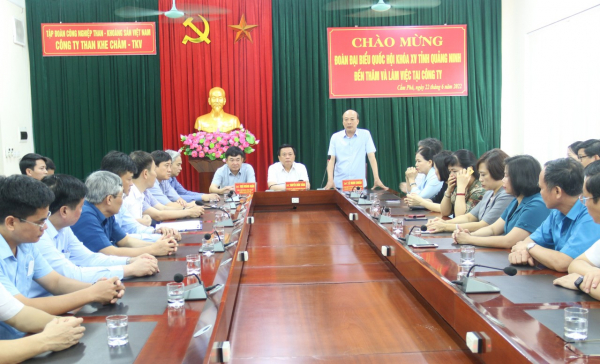Đoàn ĐBQH tỉnh Quảng Ninh tiếp xúc cử ngành Than -1