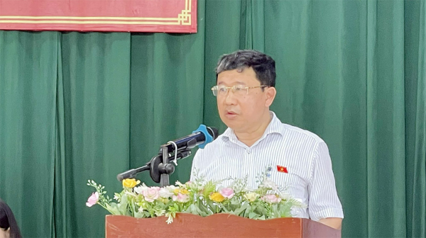 Chủ nhiệm Ủy ban Đối ngoại Vũ Hải Hà tiếp xúc cử tri tại huyện Long Thành, Đồng Nai