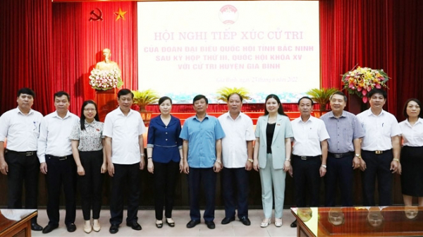Đoàn đại biểu Quốc hội tỉnh Bắc Ninh tiếp xúc cử tri tại huyện Gia Bình -0