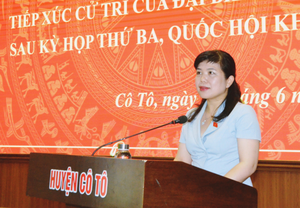 Đoàn ĐBQH tỉnh Quảng Ninh tiếp xúc cử tri các huyện Vân Đồn, Cô Tô -0