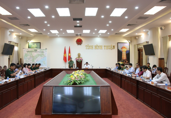 Uỷ ban Quốc phòng và An ninh khảo sát về phòng thủ dân sự tại tỉnh Bình Thuận -0