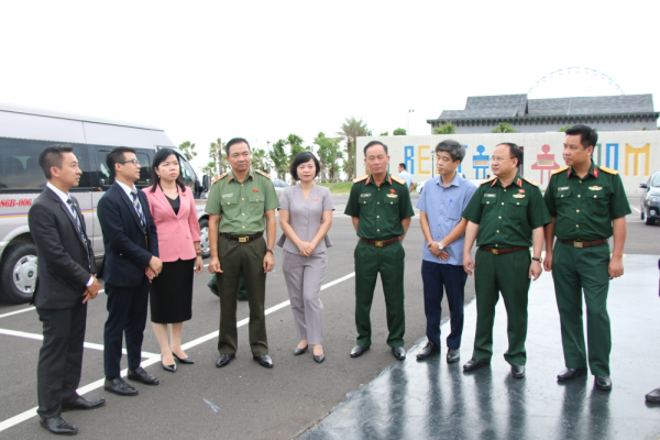 Uỷ ban Quốc phòng và An ninh khảo sát về phòng thủ dân sự tại tỉnh Bình Thuận -0