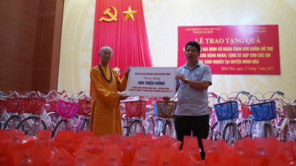 Ban Trị sự Giáo hội phật giáo tỉnh Quảng Bình tổ chức các hoạt động nhân ngày Thương binh, liệt sỹ 27.7 -0