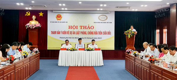 Ủy ban Kinh tế tổ chức hội thảo lấy ý kiến dự thảo Luật Phòng, chống rửa tiền (sửa đổi) tại TP. Hồ Chí Minh -0