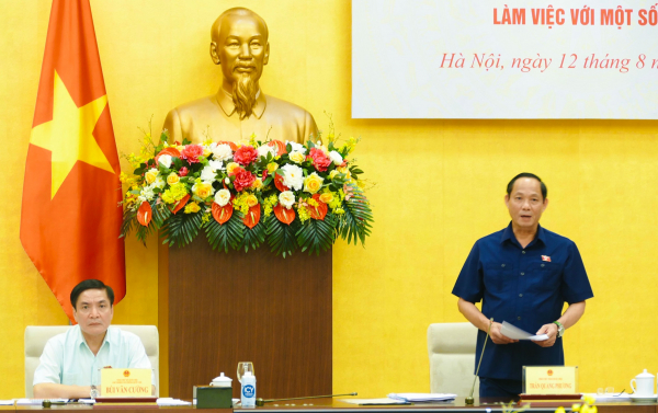 Phó Chủ tịch Quốc hội, Thượng tướng Trần Quang Phương chủ trì làm việc với Bộ Khoa học và Công nghệ về thực hành tiết kiệm, chống lãng phí -0