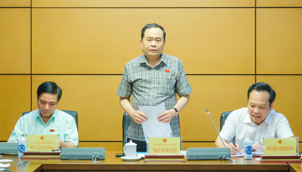 Phó Chủ tịch Thường trực Quốc hội Trần Thanh Mẫn chủ trì hội nghị sơ kết công tác phối hợp giữa Đảng đoàn Quốc hội và Đảng ủy cơ quan Văn phòng Quốc hội -0