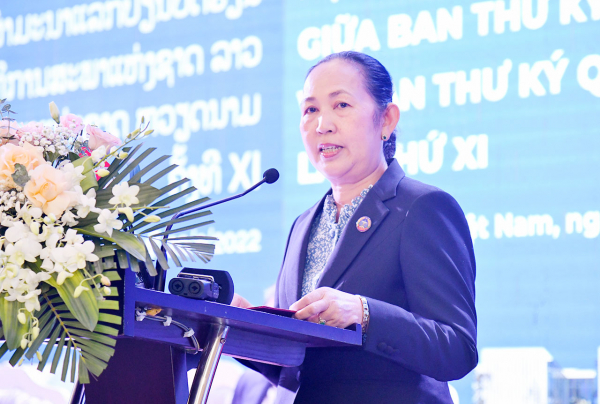 Hội thảo trao đổi kinh nghiệm công tác giữa Văn phòng Quốc hội Việt Nam và Ban Thư ký Quốc hội Lào -0