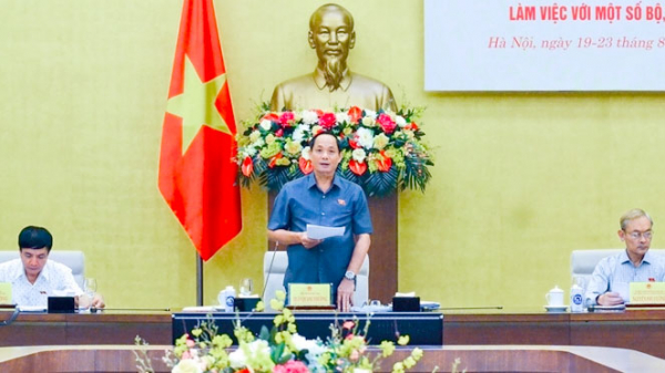 Phó Chủ tịch Quốc hội, Thượng tướng Trần Quang Phương chủ trì làm việc với các cơ quan tư pháp về thực hành tiết kiệm, chống lãng phí -0