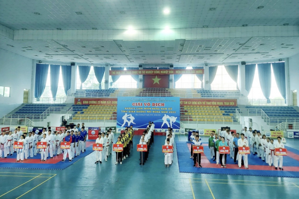 Bình Dương: Khai mạc giải Karate miền Đông Nam bộ mở rộng năm 2022 -0