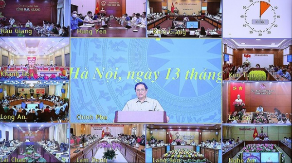 Thủ tướng Phạm Minh Chính chủ trì phiên họp thứ 17 của Ban Chỉ đạo Quốc gia phòng, chống dịch Covid-19 -0