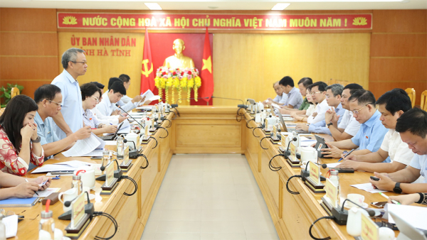 Đoàn giám sát của Ủy ban Đối ngoại làm việc tại Hà Tĩnh -7