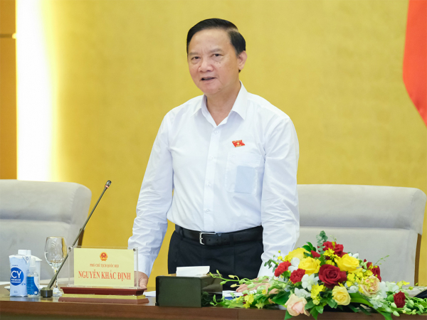 Phó Chủ tịch Quốc hội Nguyễn Khắc Định chủ trì Phiên họp thứ ba Hội đồng Khoa học của Ủy ban Thường vụ Quốc hội -3