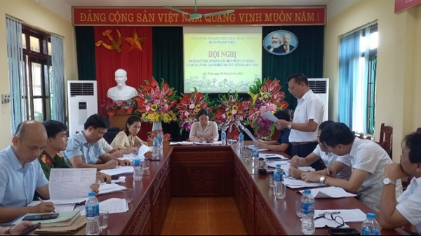 Ban Pháp Chế HĐND tỉnh Bắc Ninh khảo sát tại cơ sở cai nghiện ma túy