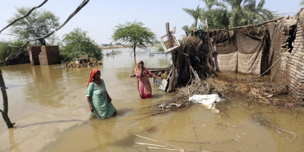 Lũ lụt đe dọa nghiêm trọng Pakistan Ảnh: Le Monde
