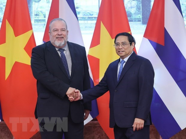 Thủ tướng Chính phủ Phạm Minh Chính hội đàm với Thủ tướng Cuba -0