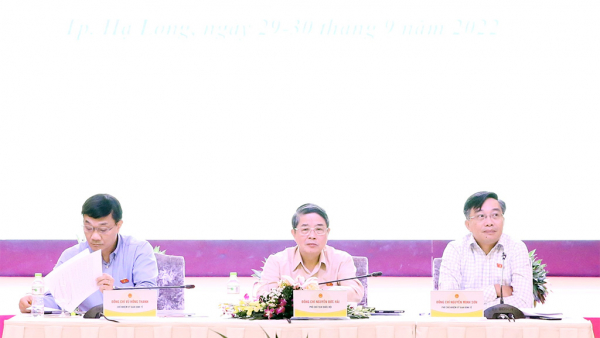 Phó Chủ tịch Quốc hội Nguyễn Đức Hải dự phiên thẩm tra dự án Luật Hợp tác xã (sửa đổi) của Ủy ban Kinh tế -2