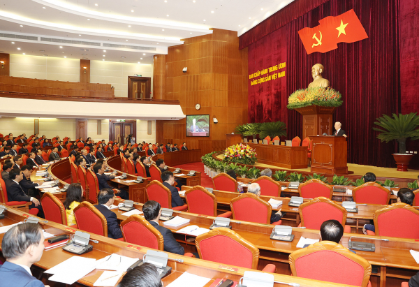 Bế mạc Hội nghị lần thứ sáu Ban Chấp hành Trung ương Đảng khóa XIII -0