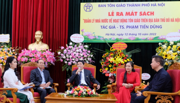 Ra mắt sách “Quản lý nhà nước về hoạt động tôn giáo trên địa bàn Thủ đô Hà Nội” -0