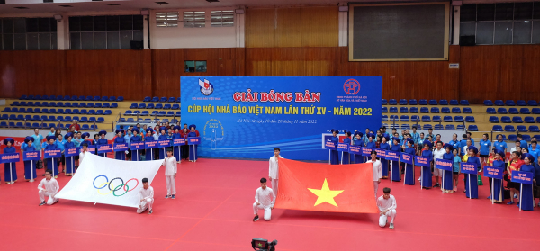 Khai mạc Giải Bóng bàn Cúp Hội Nhà báo Việt Nam lần thứ XV - năm 2022 -0