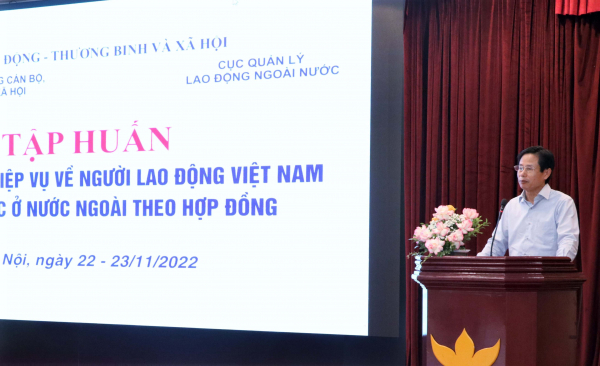 Tập huấn Bồi dưỡng nghiệp vụ về người lao động Việt Nam đi làm việc ở nước ngoài  -0
