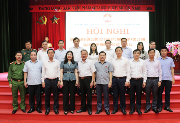 Đoàn Đại biểu Quốc hội tỉnh Bắc Ninh tiếp xúc cử tri tại thành phố Từ Sơn -0