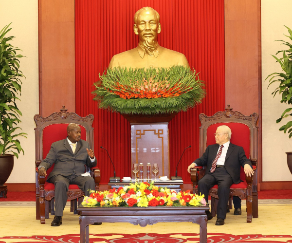 Tổng Bí thư Nguyễn Phú Trọng tiếp Tổng thống Uganda -0