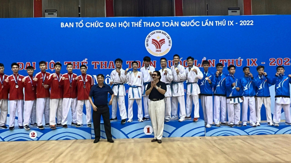 Karate Bình Dương giành huy chương vàng thứ hai tại Đại hội Thể thao toàn quốc 2022 -0