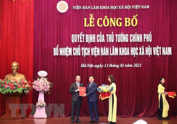 Công bố quyết định bổ nhiệm Chủ tịch Viện Hàn lâm Khoa học xã hội Việt Nam -0