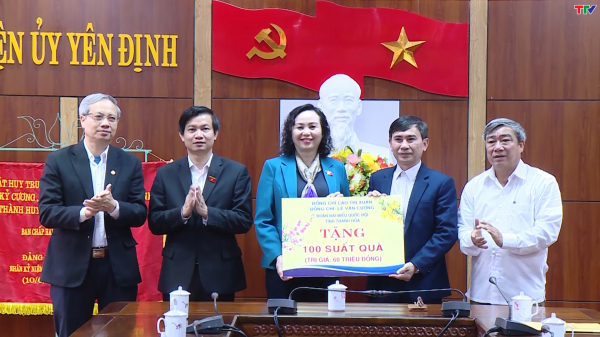 Đoàn ĐBQH tỉnh Thanh Hoá chăm lo Tết cho Nhân dân, bảo đảm an sinh xã hội -0