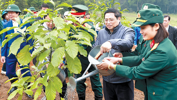 Thủ tướng Phạm Minh Chính phát động Tết trồng cây Xuân Quý Mão -0