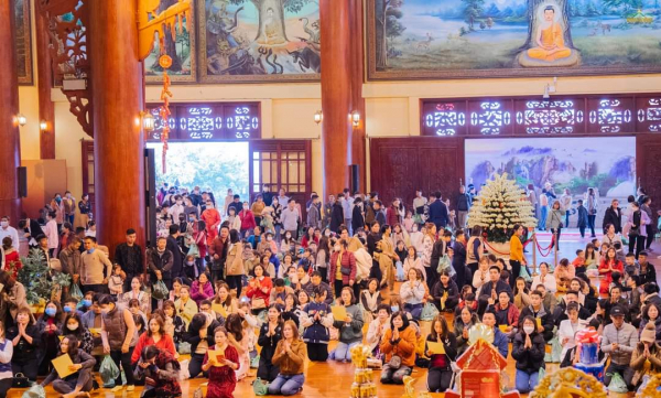 Lễ khai hội Xuân chùa Ba Vàng - điểm hẹn văn hóa tâm linh đặc sắc  -1