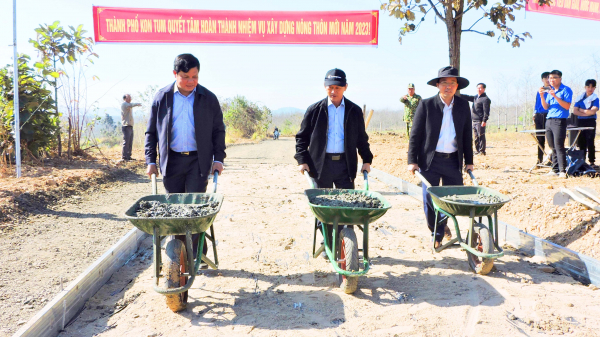 Kon Tum: Đồng loạt ra quân xây dựng nông thôn mới, lập thành tích chào mừng 110 năm Ngày thành lập tỉnh -0