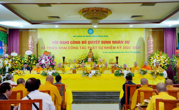 Giáo hội Phật giáo Việt Nam công bố nhân sự mới Ban Thông tin Truyền thông nhiệm kỳ 2022 - 2027 -0