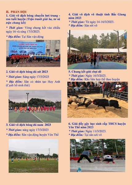 Nhiều hoạt động đặc sắc sẵn sàng đón lễ hội Yên Thế năm 2023 -1