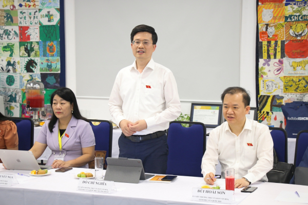 Đoàn giám sát của Ủy ban Thường vụ Quốc hội làm việc với một số cơ sở giáo dục tại TP. Hồ Chí Minh -0