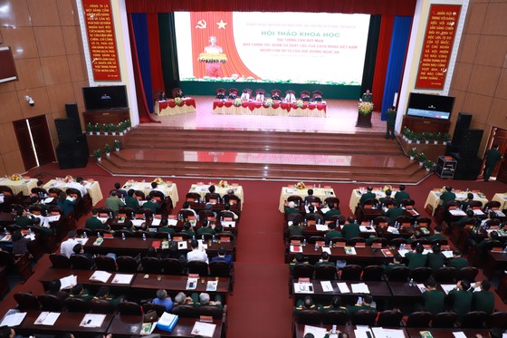 Hội thảo khoa học “Đại tướng Chu Huy Mân - Nhà chính trị, quân sự xuất sắc của cách mạng Việt Nam, người con ưu tú của quê hương Nghệ An” -0